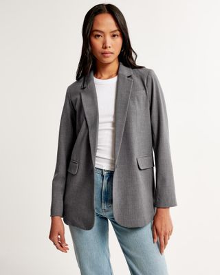 Abercrombie & Fitch + Lightweight Suiting Blazer