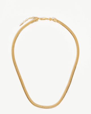 Missoma + Flat Snake Chain Necklace