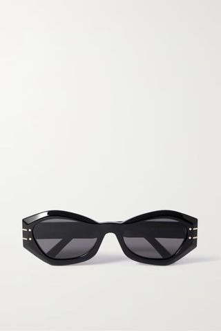 Dior Eyewear + DiorSignature B1U Cat-Eye Acetate Sunglasses