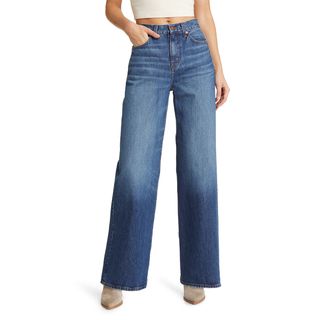 Madewell + Superwide Leg Jeans