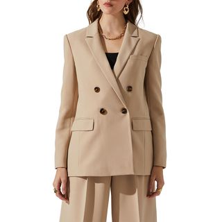 Astr the Label + Milani Double Breasted Blazer
