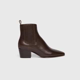 PAIGE + Ryan Boot in Chocolate Leather
