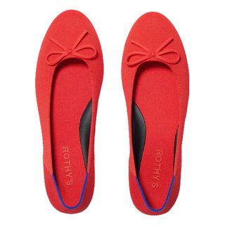 Rothy's + The Ballet Flat in Glamour Red
