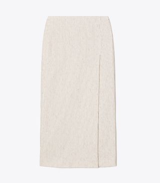 Tory Burch + Linen Wrap Skirt