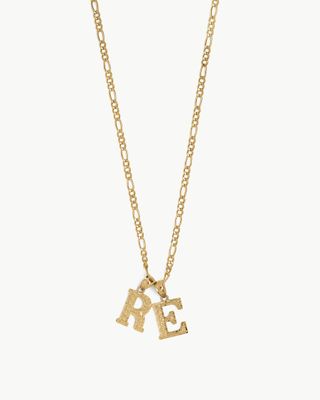 Öugie + The Double Initial Necklace