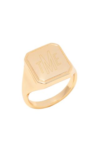 Brook and York + Quincy Monogram Signet Ring