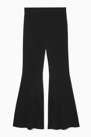 COS + Pintucked Flare Trousers
