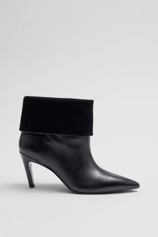 & Other Stories + Fold-Over Shafts Ankle Boots