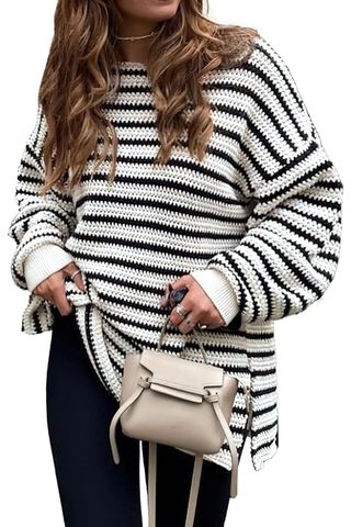 Kirundo + Oversized Striped Sweater