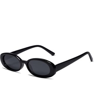 Vanlinker + Oval Sunglasses