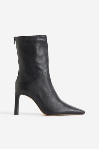 H&M + High Heel Leather Boots