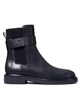 Tory Burch + Double T Leather Chelsea Boots