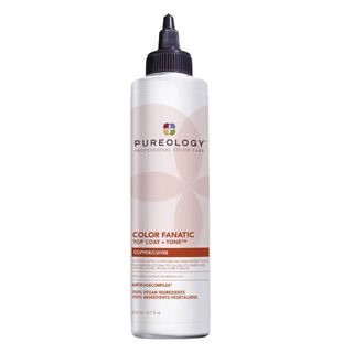 Pureology + Colour Fanatic Top Coat and Tone for Copper Hair