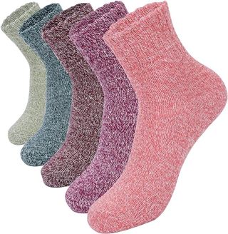 YANGTE + Thermal Socks for Women 5 Pairs