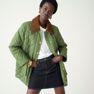 J.Crew + Heritage Quilted Barn Jacket