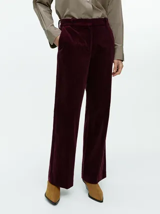 Arket + Flared Corduroy Trousers