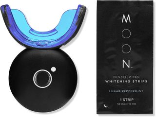 Moon + Teeth Whitening Kit with LED Light