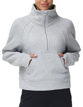 The Gym + Half Zip Pullover Fleece