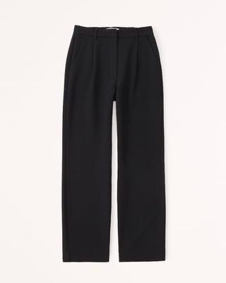 Abercrombie & Fitch + Tailored Relaxed Straight Pant