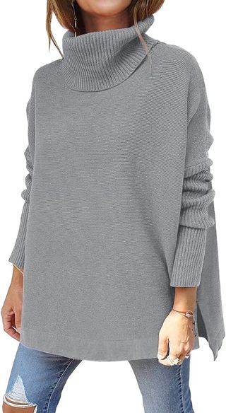 Lillusory + Turtleneck Oversized Sweater