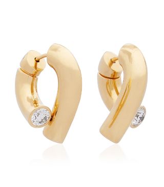 Tabayer + Oera 18k Fairmined Yellow Gold Diamond Earrings