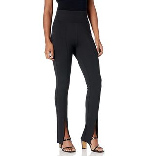 The Drop + Uma High Rise Fitted Slit Front Pull-On Pant