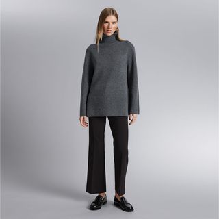 & Other Stories + Oversized Turtleneck Wool Sweater
