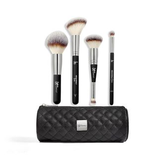 It Cosmetics + Special Edition Holiday 4-Pc Luxe Brush Kit W/Makeup Case