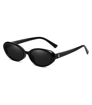 Aieyezo + Retro Oval Sunglasses