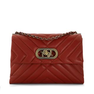 Dune London + Regent Quilted Leather Handbag in Red