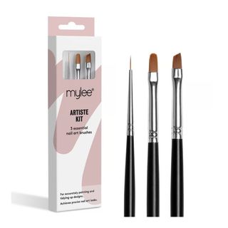 Mylee + Artiste Nail Brush Kit for Gel Nail Art & Polish Application