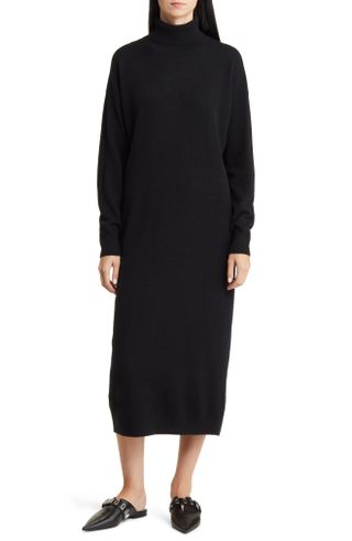 Nordstrom + Long Sleeve Wool & Cashmere Sweater Dress