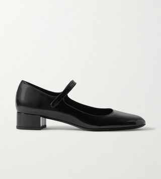 By Far + Ginny Patent-Leather Mary Jane Pumps