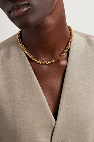 Martha Calvo + Big Dream Weaver Gold-Plated Necklace
