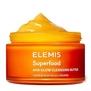 ELEMIS + Superfood AHA Glow Cleansing Butter, Daily Facial Cleanser/Mask Removes Makeup