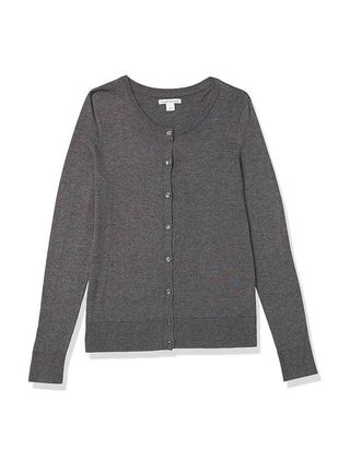Amazon Essentials + Lightweight Crewneck Cardigan Sweater
