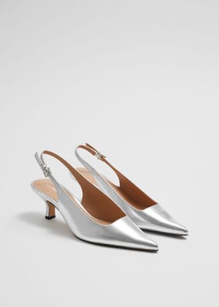 & Other Stories + Slingback Point-Toe Pumps