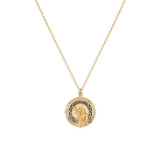 Kirstie Le Marque + Angie Smith X Klm Diamond St Christopher Necklace