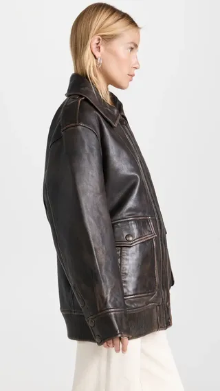 Stand Studio + Danata Leather Jacket