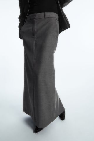Cos + Wool Column Maxi Skirt