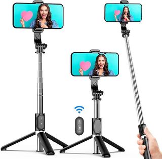 SelfieShow + All in One Extendable & Portable iPhone Tripod Selfie Stick