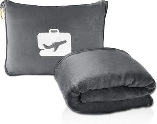 EverSnug + Travel Blanket and Pillow Set