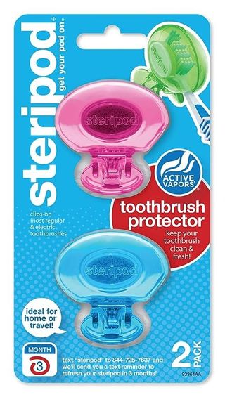 Steripod + Clip-On Toothbrush Protector