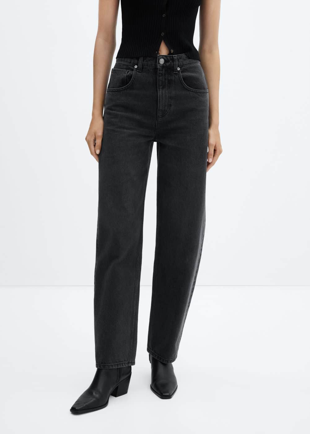 11 Chic High-Waisted Jean Outfits To Try This Winter | Who What Wear