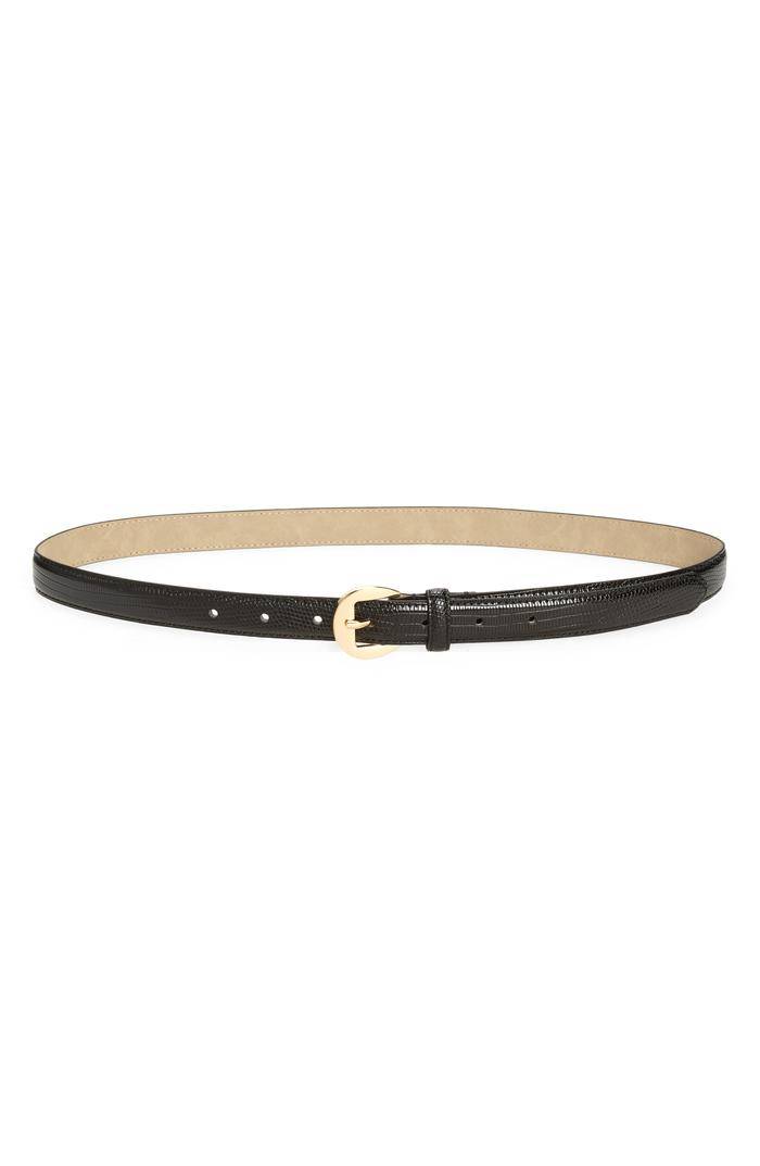 Nordstrom + Aubrey Lizard Embossed Belt