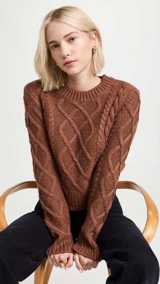 English Factory + Texture Cable Sweater
