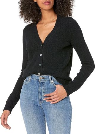 The Drop + Francine V-Neck Button-Front Cozy Cardigan