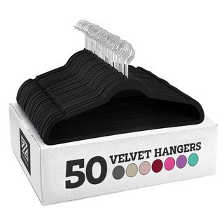 Zober + 50 Non Slip Velvet Hangers