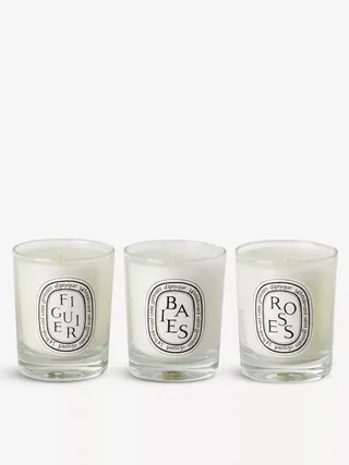 Diptyque + Classic Set of Three Mini Candles