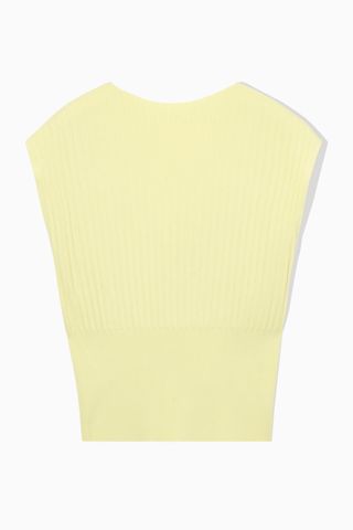COS + Pleated Knitted Sleeveless Top